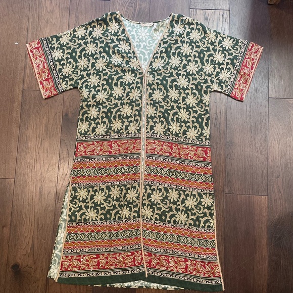 NWOT! Soft Surroundings Multicolor Embroidered Kimono - Picture 1 of 10